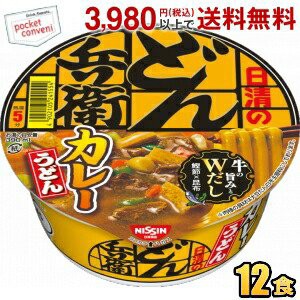 日清 87g日清のどん兵衛 カレーうどん (西) 12食入 カップうどん