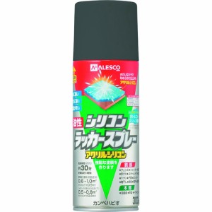 カンペハピオ 00587644092300 KANSAI 油性シリコンラッカースプレー つや消しブラック 300ML