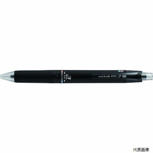 三菱鉛筆 URE350005.24 uni 消せる3色ゲルインクボールペン RE:3 ブラック