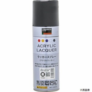 RSP300-BK TRUSCO アクリルラッカースプレー 黒 300ml