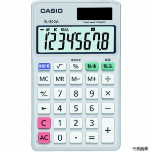 カシオ計算機 SL-300A-N カシオ 手帳タイプ電卓8桁表示