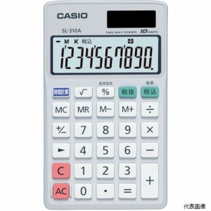 カシオ計算機 SL-310A-N カシオ 手帳タイプ電卓10桁表示