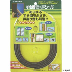 槌屋 NO6040-BR GO-B すき間モヘヤシール ゴールド 6mm×4mm×2m