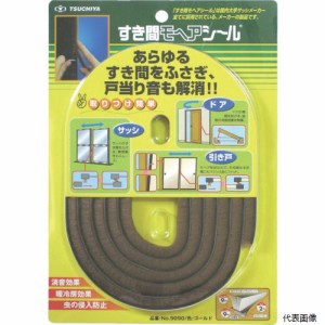 槌屋 NO9090-BR GO-B すき間モヘヤシール ゴールド 9mm×9mm×2m