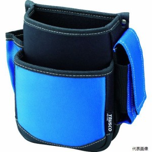 TWP2-BL TRUSCO 腰袋 2段 携帯電話ホルダー付き ブルー