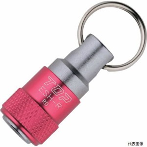 トップ工業 ESH-R TOP 携帯用ソケットホルダー リング付 レッド