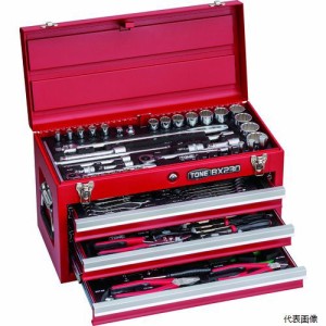 (代引き不可) TONE TSXT950 TONE 整備用工具セット ツールセット(レッド仕様) 間口508×奥行232×高さ302mm