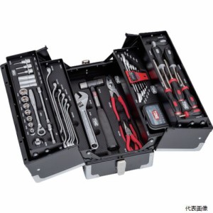 TONE TSAT330BK TONE 整備用工具セット ツールセット(ブラック仕様) 間口433×奥行220×高さ240mm