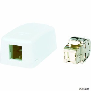 VOL-SMB-1S6A コーニング Cat6A RJ45ジャック＋露出型アウトレット(1ポート)