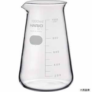 ハリオサイエンス CB-1L-SCI HARIO コニカルビーカー 目安目盛付 1000ml