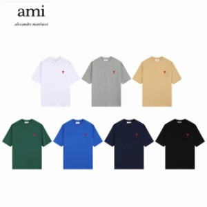 AMI Tシャツ 半袖Tシャツ アミ ドゥ クール カットソー Tシャツ ユニセックス 半袖 メンズ レディース カジュアル カップル