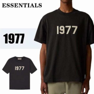 ESSENTIALS エッセンシャルズ 1977 Logo T-Shirt Tシャツ 半袖 メンズ レディース ロゴ Tシャツ ブラック