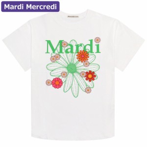 マルディメクルディ MARDI MERCREDI アパレル Tシャツ WHITE GREEN 半袖 TSHIRT FLOWERMARDI BLOSSOM 韓国 ファッション