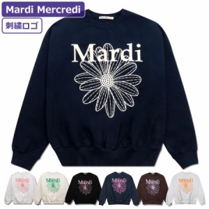 マルディメクルディ Mardi Mercredi スウェット SWEATSHIRT FLOWERMARDI NEEDLEWORK 長袖 レディース 韓国 ファッション アパレル 刺繍 