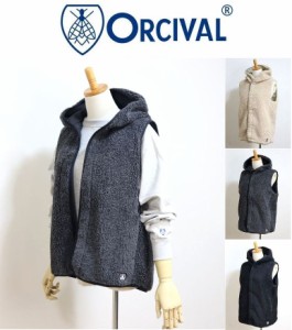  SALE40％OFF 2023秋冬 Orcival（オーシバル）WOOL BOA フードボアベスト #OR-A0424 NWB  レディース