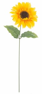 最安値に挑戦 造花  造花 ヒマワリ 全長40cm花径13cm 大量注文可能通年在庫保有 【FｌS-5318】