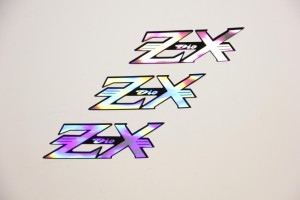 新品　反射ライブ  ZX ステッカー シール エンブレム DIO 3枚/1SET