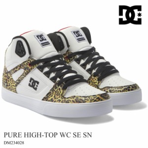 DC スニーカーDC SHOES PURE HIGH-TOP WC SE SN DM234028 WZOピュアハイトップ シューズ スケーター スケート