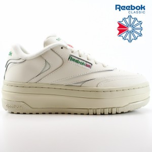 リーボック クラブシー エクストラ Reebok Club C Extra チョーク 100010060 リーボック 厚底スニーカー