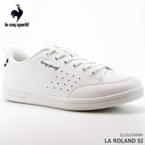 ルコック スニーカー le coq sportif（ルコックスポルティフ）ラ ローラン SI ホワイト/ブラック LA ROLAND SI FK  QL3XJC06WB レディー