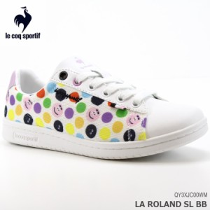 ルコック スニーカー le coq sportif（ルコックスポルティフ）ラ ローラン SL ホワイト/マルチ LA ROLAND SL BB QY3XJC00WM レディース 