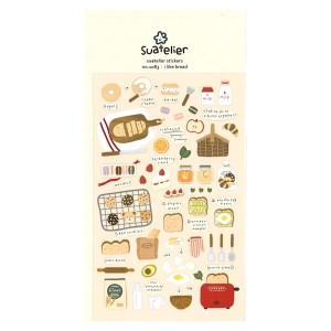 スワテリエ ステッカー SWEETS＆BREAD 韓国 かわいい デコレーション 