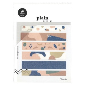 スワテリエ プランデコ plain.16 3シート入 韓国 かわいい デコレーション 