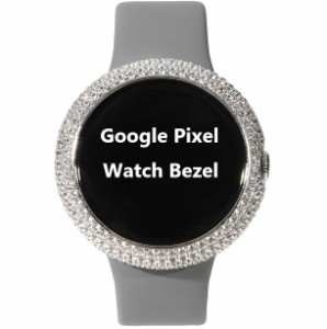 Google Pixel Watch グーグルピクセルウォッチ ケース カバー カスタム ベゼル CZダイヤ（キュービックジルコニア）キラキラ 保護カバー 