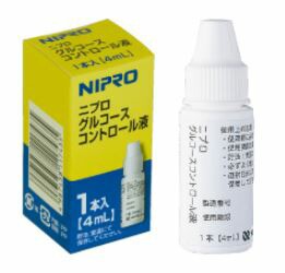 ニプロフリースタイル専用　ニプロ　グルコースコントロール液 品番11-743 　4ml/1箱×３セット 【ニプロ】【血糖測定】