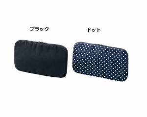  【メール便対応品】聴診器専用ポーチ（ブラック・ドット柄） 【聴診器入れ】【便利用品】【病院】【ドクター】【ナースグッズ】【往診】