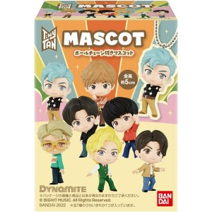 BANDAI TinyTAN MASCOT 10個入 BOX 食玩 チューインガム ボールチェーン付き チャーム バンダイ (08)