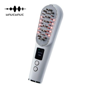 WAVEWAVE Scalp Brush Premium EMS 電気ブラシ オイルタンク付 頭皮 頭筋 ブラシ 星岡商事 (06)