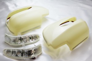 トヨタ ヴォクシー 60 系 65 系 前期 ( 煌 含む ) LED ドア ミラー カバー ( 未塗装 )