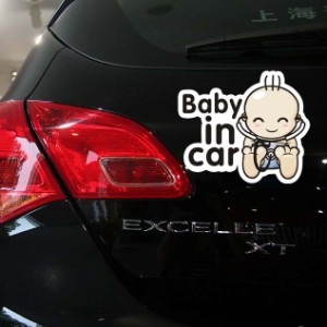 【送料無料】BABY IN CAR ドクターベビー 自動車用 マグネットシート 自動車 バイク用 カーステッカー 14.5*12cm  G135