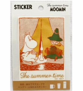 【送料無料】ムーミン　MOOMIN　耐熱耐水ステッカー　キャンプ　耐熱温度100℃　ウォールステッカー　壁紙　PVC  H138*W93mm MON19