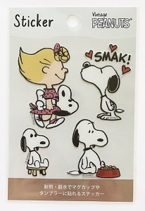 【送料無料】スヌーピー ウッドストック チャーリーブラウン サリー ピーナッツ PEANUTS SNOOPY&FRIENDS ステッカー ベアハート 耐熱耐水