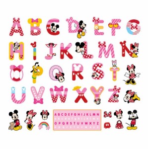 【送料無料】Disney ディズニー 英語　文字　学習 勉強　English　アルファベット　スペル　ABC Mickey mouse　ウォールステッカー 25*70