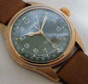 オリスビッククラウンポインターデイト ブロンズ  メンズ ウォッチ メンズ腕時計 越前打刃物プレゼント754.7741.3167BR 80周年アニバーサ