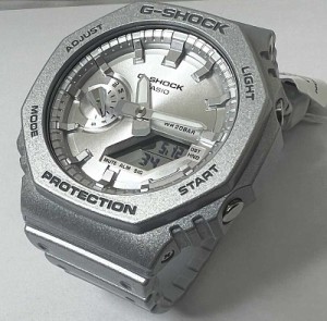 カシオ CASIO 腕時計 G-SHOCK ジーショック カーボンコアガード GA-2100FF-8AJF　シルバー 流通限定モデル　メンズ腕時計 あす楽対応　カ