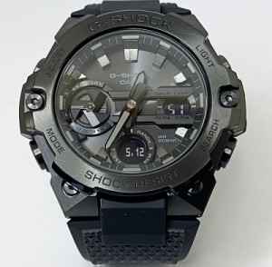 Gショック メンズ腕時計 G-SHOCK Gスチール　カシオ  オールブラック GST-B400BB-1AJF  プレゼント  ラッピング無料  手書きのメッセージ
