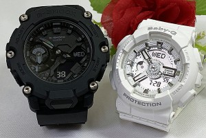 恋人たちのGショック ペアウオッチ Gショック G-SHOCK BABY-G  ペア腕時計 カシオ 2本セット アナデジ GA-2200BB-1AJF BA-110-7A3JF ラッ