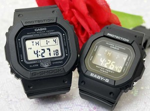 恋人たちのGショック ペアウオッチ G-SHOCK BABY-G   カシオ 2本セット 電池式 GMD-S5600-1JFBGD-565-1JF デジタル お揃い ラッピング無