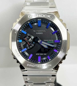 Gショック カシオークフルメタル  G-SHOCK BABY-G カシオ 流通限定モデル2023  電波ソーラー GM-B2100PC-1AJF ブルートゥース対応 ゴール