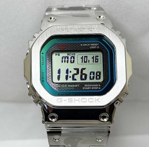 【腕時計コレクターに人気の定番】Gショック フルメタル  G-SHOCK BABY-G カシオ 流通限定モデル2023  電波ソーラー GMW-B5000PC-1JF ブ