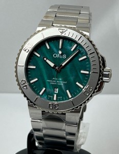 オリス ORIS アクイス オリス X ブレスネット メンズウォッチ ダイバーズ 733.7730.4137 自動巻 メンズ腕時計 越前打刃物プレゼント ギフ