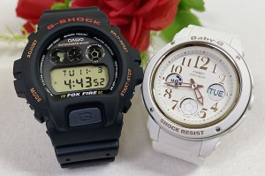 恋人たちのGショック ペアウオッチ G-SHOCK BABY-G ペア腕時計 カシオ 2本セット  DW-6900B-9 BGA-150EF-7BJF プレゼント ギフト ラッピ