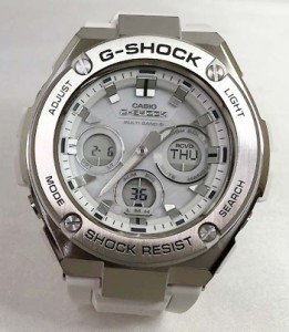 国内正規品 新品  Gショック G-SHOCK カシオ  GST-W310-7AJF電波ソーラー 大人のG-SHOCK Gスチール 白いラバーベルトが綺麗です 腕時計  