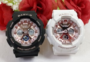 ペアウオッチ BABY-G ベビーG レディース ペア腕時計 カシオ 2本セット 双子コーデ  BA-130-1A4JF BA-130-7A1JF  ラッピング無料 手書き