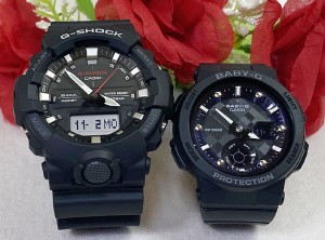 恋人たちのGショックペア G-SHOCK BABY-G ペアウォッチ ペア腕時計 カシオ 2本セット  アナデジ GA-800-1AJF BGA-250-1AJF お揃い プレゼ