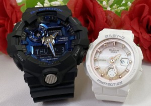 恋人たちのGショックペア G-SHOCK BABY-G ペアウォッチ ペア腕時計 カシオ 2本セット アナデジ GA-710-1A2JF BGA-250-7A2JFお揃い プレゼ